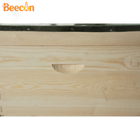 Fabrikneue neuseeländische Kiefernholz-Bienenkasten-Box, unmontiert, 8-Waben-System, australische Ausführung, 20 mm dick, für Bienenzucht, mit 1 Jahr Garantie