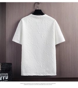 Completo da Uomo Vintage Streetwear Estivo 2 Pezzi Traspirante con Fantasia Creativa a Lettere Composto da T-shirt e Pantaloncini - Product Image 6