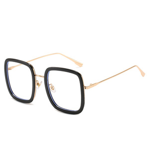 Gafas Qianai con Marco Cuadrado y Protección Anti Luz Azul, Lentes Extra Anchas de Acetato para Mujer, Modelo Taizhou T5 6081 - Product Image 3