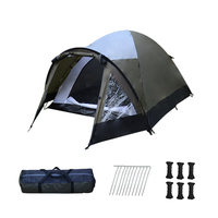 Tente de camping 4 saisons, une chambre, vente en gros, portable, imperméable, double couche, pliable