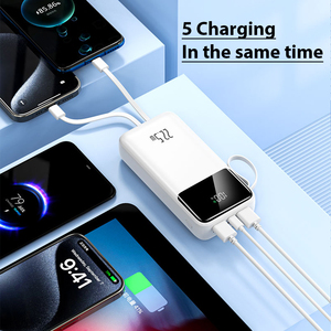 <span class=keywords><strong>Chargeur</strong></span> d'ordinateur portable de station d'alimentation de 5V 7.5V 9V 12V 65W 30000mAh avec la sortie 20W 30000mah - Product Image 2