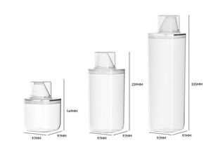 Multifunctionele plastic poeder- en vloeistofdispenser, afsluitbare maatbeker voor de wasruimte, PC-materiaal, geschikt voor levensmiddelen. - Product Image 3