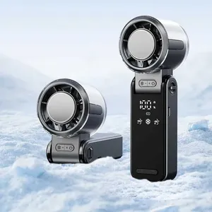 พัดลมมือถือขนาดเล็กแบบกังหันความเร็วสูง พัดลมไฟฟ้าแรงลมสูง - Product Image 1