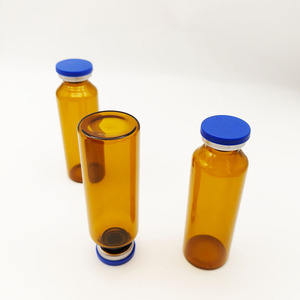 XZ LAB SUPPLIES Frascos de Vidrio Borosilicato Transparentes Redondos de 30 ml para Laboratorio, Frascos para Muestras con Tapón de Goma y Tapas de Cierre Hermético, China - Product Image 4