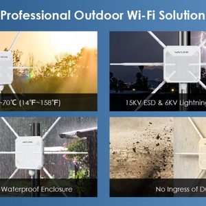 Wavlink WiFi 6 AX 3000M Outdoor Wireless Mesh Router With 2.4G <b>5G</b> Dual Band Wifi6 Wifi Extender WN588HX3 Signal Booster - Product Image 6