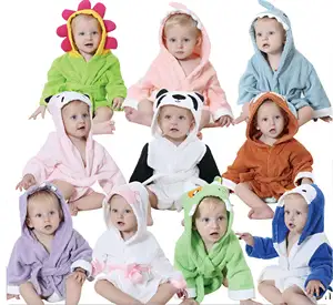בסיטונאות פנדה מגבת תינוק-2020 מכירה לוהטת הטוב ביותר תינוק מקלחת מתנה שועל עיצוב תינוק בנות & בני סלעית בעלי החיים חלוק אמבט מגבת סופר רך מפנק תינוקות מגבת