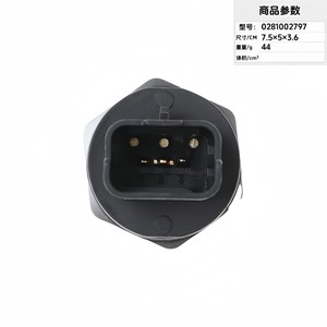 Common Rail Pressure Sensor 0281002797 <b>Threaded</b> Mount Automotive <b>Gauge</b> Type Piezoresistive - Product Image 3