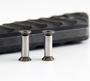Tornillos <span class=keywords><strong>de</strong></span> Remache <span class=keywords><strong>de</strong></span> Acero Inoxidable M4 <span class=keywords><strong>para</strong></span> Mango <span class=keywords><strong>de</strong></span> Cuchillo, Tornillo <span class=keywords><strong>de</strong></span> Escala, Tuerca <span class=keywords><strong>de</strong></span> Fijación, Cabeza Hexagonal Plana, Medida Métrica, Acabado Negro - Product Image 2