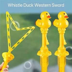Épée à bulles d'eau en plastique pour enfants unisexe, <span class=keywords><strong>grand</strong></span> canard jaune, jouet interactif, essentiel pour les stands de marché nocturne, amusement pour les parents - Product Image 5