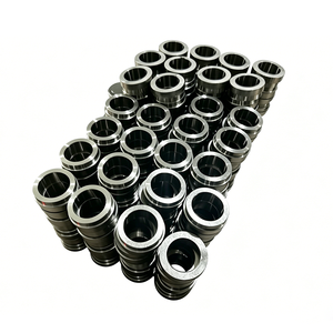 Custom CNC Machining Ground Stainless Steel Shaft Sleeve Flange for Hydraulic System Connection Assembly from Vietnam - Product Image 1