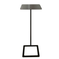 Table basse mini en fer de luxe léger, table d'appoint de canapé moderne et simple, table à thé noire et blanche pour salon