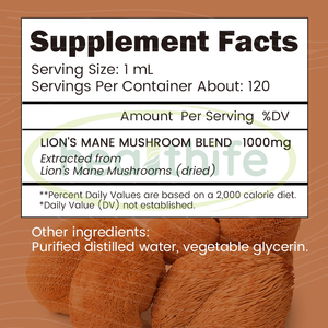 Commercio all'ingrosso Private Label leoni criniera liquido per bambini biologico criniera di leone fungo liquido gocce - Product Image 2