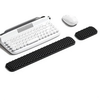 Nouveau style, écologique, imperméable, ergonomique, respirant, coussin de soutien, repose-poignets en TPE souple pour clavier, en stock, pour usage au bureau