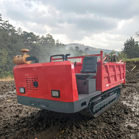 Produit chaud sur chenilles Dumper Euro 5 CE EPA boue route monté sur chenilles véhicule de Transport Mini ferme sur chenilles Dumper en Stock