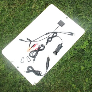 แผงโซลาร์เซลล์แบบยืดหยุ่น Masuyoshi Mitsu 60W 18V ขนาด 495x325 มม. แบบโมโนคริสตัลไลน์ สำหรับแบตเตอรี่ 12V และโทรศัพท์มือถือ - Product Image 4