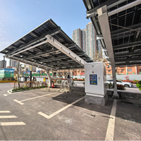 Système de production d'énergie solaire domestique, carport solaire résidentiel, équipement d'énergie propre avec option de stockage d'énergie