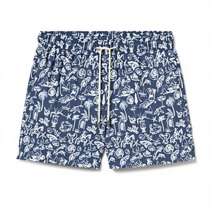Men's Anti-static Solid <b>Boxer</b> Shorts Quick Dry Knitted <b>Polyester</b>/Cotton Mid-Rise Swimwear - Product Image 3