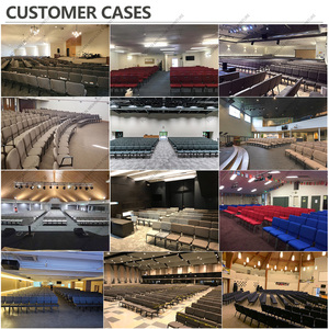 Les chaises d'église avec bras à la sortie de l'usine sont des chaises d'église empilables en métal adaptées à une utilisation dans les salles d'église - Product Image 6