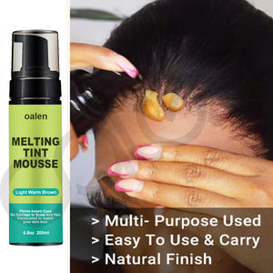 Spray dentelle marque privée imperméable à l'eau forte fixation cheveux <span class=keywords><strong>Mousse</strong></span> dentelle teinte Spray cheveux cire bâton tresse Gel perruque ensemble d'installation - Product Image 4