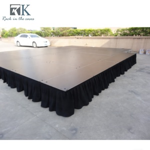 Système d'équipement de scène portable, plateforme de scène en aluminium, scène modulaire pour mariage, concert, événement - Product Image 4