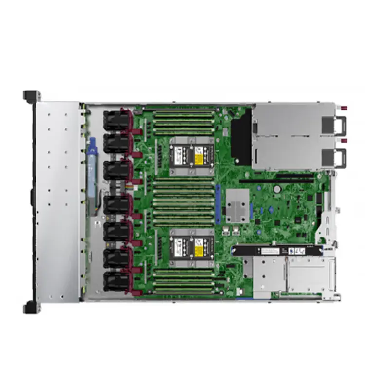 Casing Server 2U rak HPE DL360 G10 Intel Xeon 4214R 128G 4*1.2TB penyimpanan komputer hp