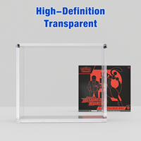 Boîte de protection et de présentation pour ETB (Elite Trainer Box) en acrylique transparent anti-UV 99% avec couvercle magnétique, directement de l'usine