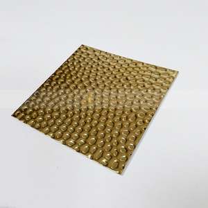 LL250 Factory Direct Sales Pvd Gold Black Silver <b>Mirror</b> Embossed Stainless Steel <b>Sheet</b> Honeycomb Pattern Embossed <b>Sheet</b> - Product Image 1
