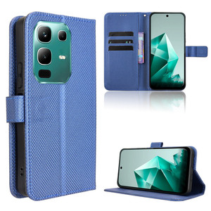 เคสโทรศัพท์แบบฝาพับหนัง PU ลายกระเป๋าสตางค์เพชรหรูหราสำหรับ50X Infinix Note 5G - Product Image 5