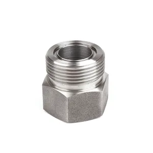 FS0403-16-16PL Hexagonal external threaded joint carbon steel hydraulic pipie fitting