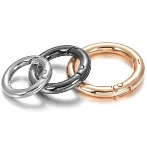 custom high quality metal o ring / o-ring buckle for clothes and bags