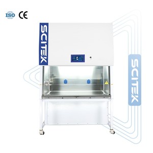 Cabina de seguridad citotóxica SCITEK con pantalla táctil LCD de 7 pulgadas, filtro ULPA/HEPA, superficie de trabajo de acero inoxidable 304 y microprocesador - Product Image 1