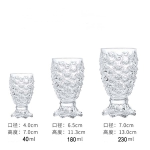 Gran oferta, vasos de cóctel creativos transparentes en forma de <span class=keywords><strong>sirena</strong></span>, 40ml, 180ml, 230ml, taza de cristal para beber helado - Product Image 6
