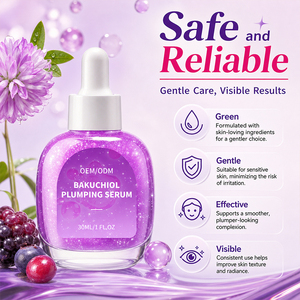 Suero Facial Coreano Personalizado OEM, Tónico con Fenol, Voluminizador, Antiarrugas, Reafirmante, Alternativa al Retinol, Suero con Bakuchiol - Product Image 5