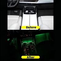 Lampe LED pour porte-gobelet de voiture, ambiance lumineuse pour BMW Série 3, Série 4, I3, I4, porte-gobelet de console centrale, porte-boissons pour amélioration de l'intérieur