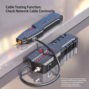 Высокоточный многофункциональный тестер сетевых кабелей BNC с защитой от помех, выдерживает напряжение 60В и обладает защитой от перегрева - Product Image 4