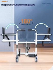 Silla <span class=keywords><strong>de</strong></span> <span class=keywords><strong>ruedas</strong></span> hidráulica portátil MSMT <span class=keywords><strong>para</strong></span> elevación <span class=keywords><strong>de</strong></span> pacientes <span class=keywords><strong>para</strong></span> el hogar y el baño, seguridad, inodoro, orinal, Ayuda <span class=keywords><strong>de</strong></span> transferencia - Product Image 2