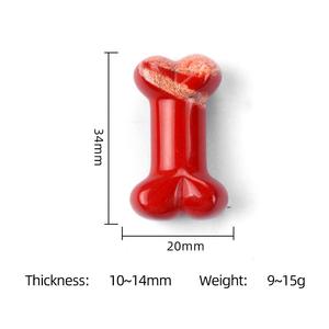 Vente en gros de pendentif en pierre naturelle certifié GDTC de haute qualité Aventurine verte sculptée à la main fil de cristal de guérison des os enroulé - Product Image 4