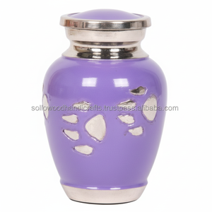Urnas de latón de alta calidad para gatos y perros, urnas conmemorativas para mascotas funerarias para cenizas de gatos y perros, urnas al por mayor a bajo precio - Product Image 1