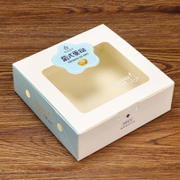 Boîte pour Cupcake avec fenêtre, 10 pièces, boîte à dessert, à Muffin, en Kraft, boîtes à gâteaux, alimentation directe, 2/4/6 pouces