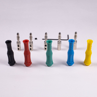 BC5540170 Kit de fils de Test de puissance 4.5MM fiches bananes soudure bricolage connecteurs mâles adaptateurs 10A cuivre multimètre fils de Test sondes