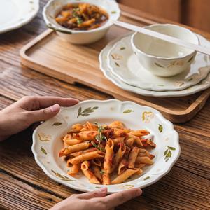 Service de table en céramique minimaliste motif fleur de Platycodon avec décor floral sous glaçure, idéal pour la maison <span class=keywords><strong>et</strong></span> comme cadeau de pendaison de crémaillère - Product Image 6