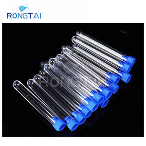 RONGTAI Lab Plastic Test <span class=keywords><strong>Tube</strong></span> Fabricadores 12*60mm Plastic Lab Test Tubes 75mm China Plastic Test Tubes Com Suporte - Product Image 4