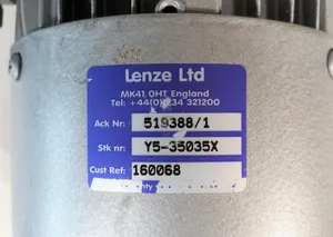 New and in Stock <strong>Y5</strong>-35035X Self Braking Motor, 0.3 kW (0.4 <strong>HP</strong>) 3~ 277/480V 1640 RPM, MA71A4 for PLC, PAC &amp; Dedicated Ctrlrs - Product Image 2