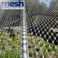 Filet en treillis métallique en acier inoxydable à tissage plat, durable, pour la protection contre les chutes de pierres, volières extérieures, zoos, certifié ISO9001:2008 Qunkun