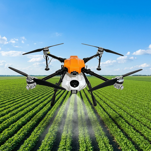 16KG Foldable Agricultural Drone RTK GPS Terrain Following Radar 12S Fast Charge Smart Sprayer UAV Kit for Farm Crop Protection