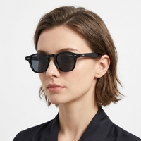 Lunettes de soleil rétro carrées à monture intégrale, légères et confortables, modèle 663 PC UV400 anti-UV, pour hommes et femmes, usage quotidien, certifiées CE - Vente Flash