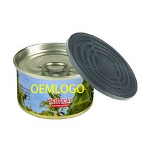OEMLOGO Plaque parfumée en bois de fibres organiques solides pour aromathérapie automobile, diffuseur de parfum pour grille d'aération, durée 45-60 jours - California Car