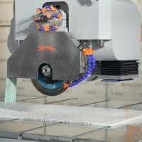 Máquina de Corte Multifuncional de 5 Ejes+ para Losas Sinterizadas, Sierra para Cortar Piedra para Encimeras