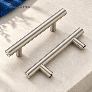 Paslanmaz Çelik T-Bar Dolap Kapı Kolları Çekmece Kulpları Topuzlar - Mutfak Oturma Odası Villa Otel İçin Çağdaş Tasarım - Product Image 1