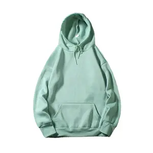 Tùy Chỉnh Áo Thun Thể Thao Đồng Bằng Dài Tay Áo Activewear Áo Nỉ Trống Quá Khổ Polyester Lông Cừu Hoodies Unisex